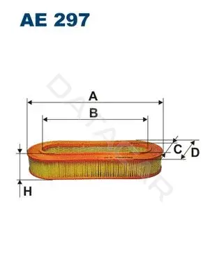 Воздушный фильтр FILTRON AE297