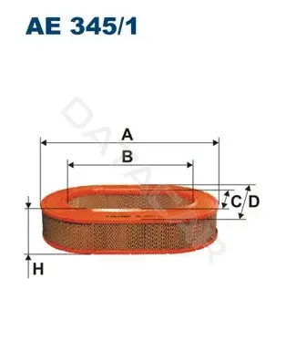 Воздушный фильтр FILTRON AE345/1
