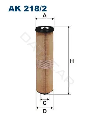Воздушный фильтр FILTRON AK218/2