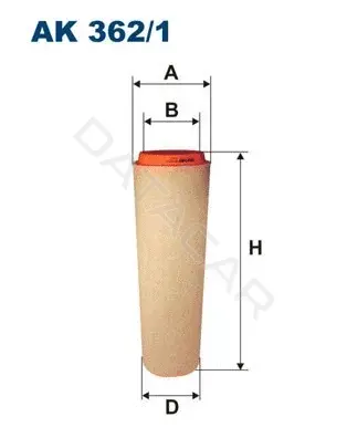 Воздушный фильтр FILTRON AK362/1