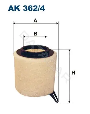 Воздушный фильтр FILTRON AK362/4