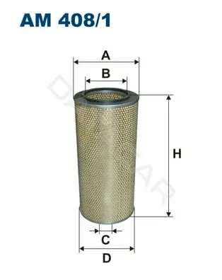 Воздушный фильтр FILTRON AM408