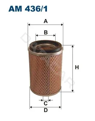 Воздушный фильтр FILTRON AM436/1