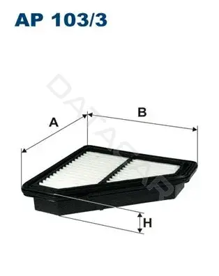 Воздушный фильтр FILTRON AP103/3