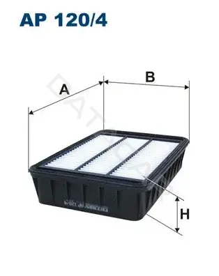 Воздушный фильтр FILTRON AP120/4