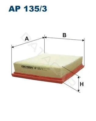 Воздушный фильтр FILTRON AP135/3