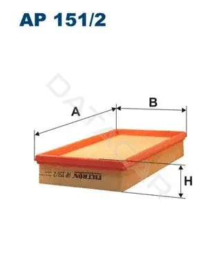 Воздушный фильтр FILTRON AP151/2