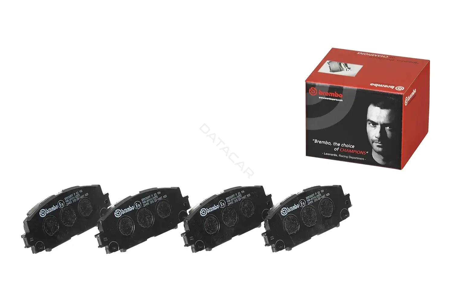 Тормозные колодки BREMBO P83106