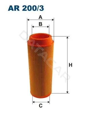 Воздушный фильтр FILTRON AR200/3