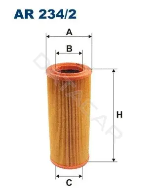 Воздушный фильтр FILTRON AR234/2