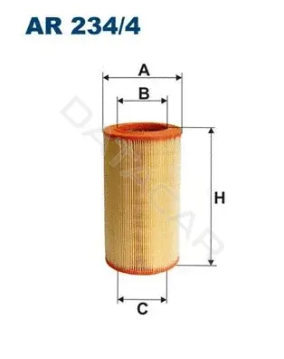 Воздушный фильтр FILTRON AR234/4