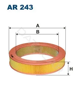 Воздушный фильтр FILTRON AR243