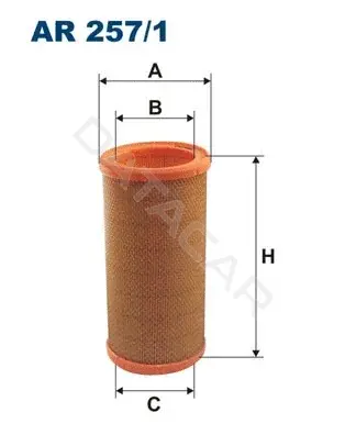 Воздушный фильтр FILTRON AR257/1