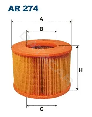 Воздушный фильтр FILTRON AR274