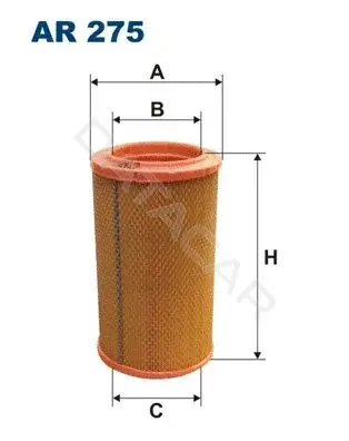 Воздушный фильтр FILTRON AR275