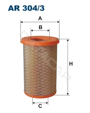 Воздушный фильтр FILTRON AR304/3