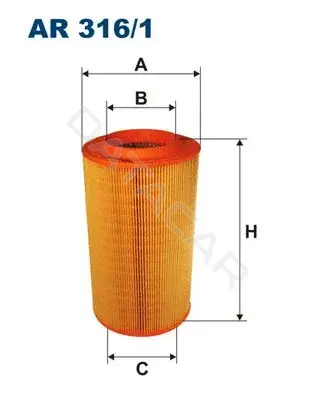 Воздушный фильтр FILTRON AR316/1