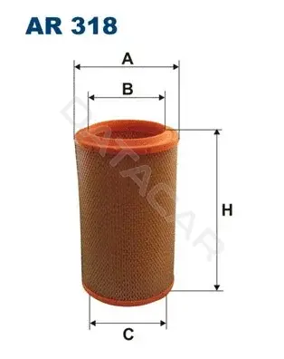 Воздушный фильтр FILTRON AR318