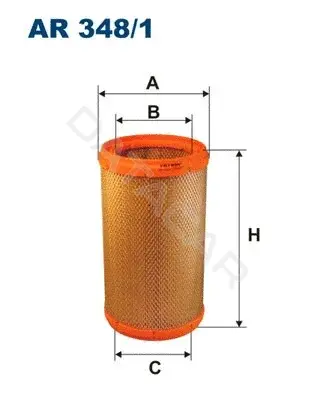 Воздушный фильтр FILTRON AR348/1