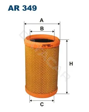 Воздушный фильтр FILTRON AR349