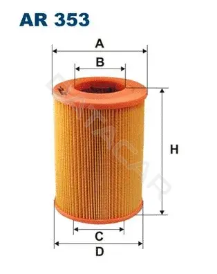 Воздушный фильтр FILTRON AR353