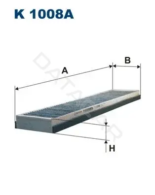 Фильтр салонный FILTRON K1008A