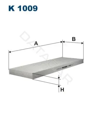 Фильтр салонный FILTRON K1009