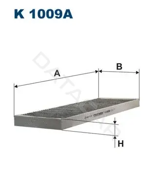 Фильтр салонный FILTRON K1009A