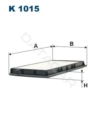 Фильтр салонный FILTRON K1015