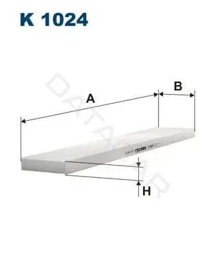 Фильтр салонный FILTRON K1024