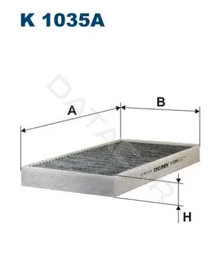 Фильтр салонный FILTRON K1035A