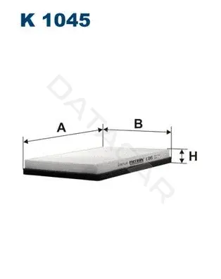 Фильтр салонный FILTRON K1045