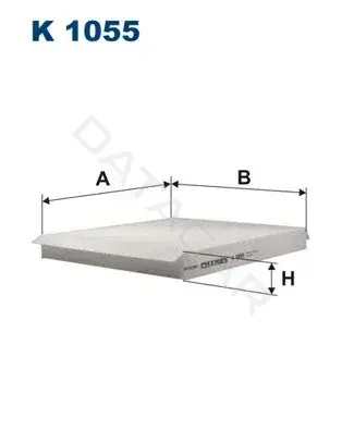 Фильтр салонный FILTRON K1055