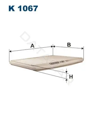 Фильтр салонный FILTRON K1067