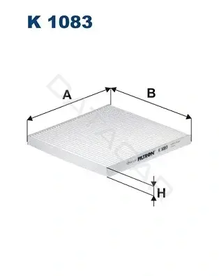 Фильтр салонный FILTRON K1083