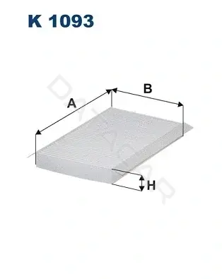 Фильтр салонный FILTRON K1093