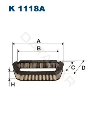 Фильтр салонный FILTRON K1118A