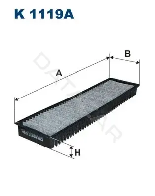 Фильтр салонный FILTRON K1119A