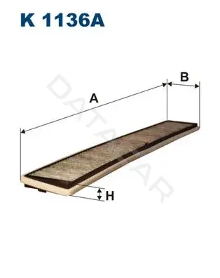 Фильтр салонный FILTRON K1136A