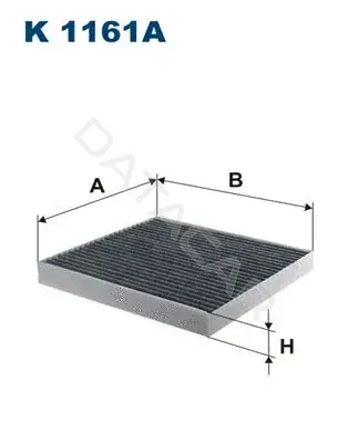 Фильтр салонный FILTRON K1161A