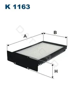 Фильтр салонный FILTRON K1163