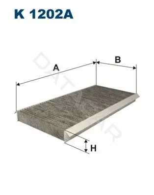 Фильтр салонный FILTRON K1202A