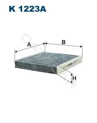 Фильтр салонный FILTRON K1223A