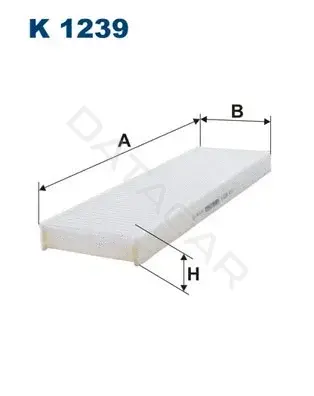 Фильтр салонный FILTRON K1239