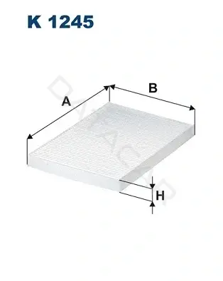 Фильтр салонный FILTRON K1245