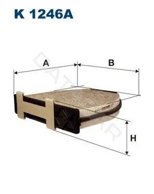 Фильтр салонный FILTRON K1246A