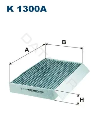 Фильтр салонный FILTRON K1300A