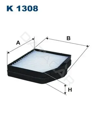 Фильтр салонный FILTRON K1308