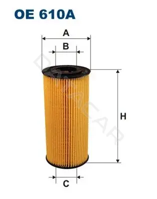 Масляный фильтр FILTRON OE610A