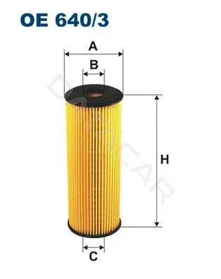 Масляный фильтр FILTRON OE640/3